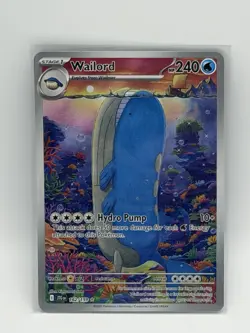 Pokemon Wailord 162/159 Sv09: Journey Together Illustration Rare Holo - Image 1