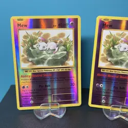 Mew 53/108 XY Evolutions Holo Rare & Reverse Holo Rares Pokemon TCG LOT x3 READ - Image 2