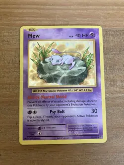 Pokemon TCG: Mew 53/108 From XY Evolutions Rare Holo - Near Mint - Image 2