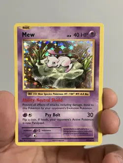 Mew 53/108 XY Evolutions Holo Rare Pokemon TCG - Image 2