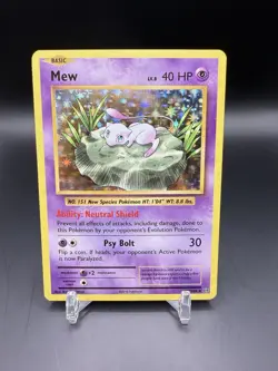 Pokemon XY: Evolutions 53/108 Mew Holo Rare TCG - Image 1