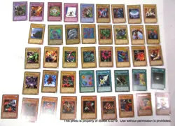 LOT 42 VINTAGE 1996 YU-GI-OH! Konami CARDS Blue Eyes White Dragon + - Image 1