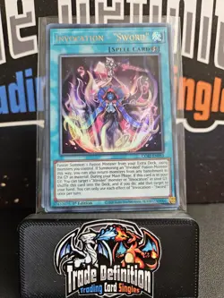 YUGIOH INVOCATION - "SWORD" ULTRA RARE CORI-EN053 - Image 1