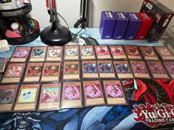 yugioh tcg custom Black Rose Deck. Tournament/Anime deck with gold pride playmat - Image 1