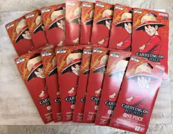 One Piece OP-13 Carrying On His Will Sleeved Booster Pack Lot of 15 Sealed - Image 1