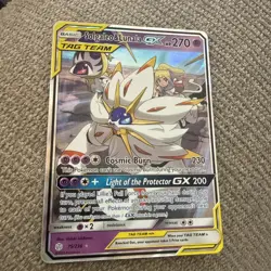 Pokemon Solgaleo & Lunala GX 75/236 Sm-Cosmic Eclipse Ultra Rare Holo TAG TEAM - Image 5