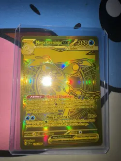 Pokemon TCG Chaos Rising Mega Greninja Ex GOLD 122/086 English - Image 1