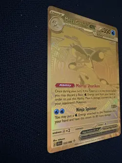 Mega Greninja ex 122/086 Gold English Pokemon TCG Chaos Rising Brand New - Image 5