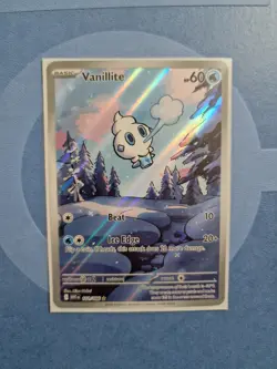 POKEMON - VANILLITE - 111/086 - ILLUSTRATION RARE - S&V WHITE FLARE - BRAND NEW - Image 1