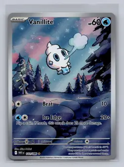 Vanillite 111/086 Holo Illustration Rare White Flare Pokemon Near Mint - Image 1