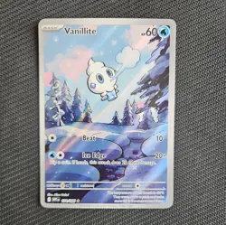 NM Vanillite 111/086 White Flare Illustration Rare Pokemon Card - Image 1
