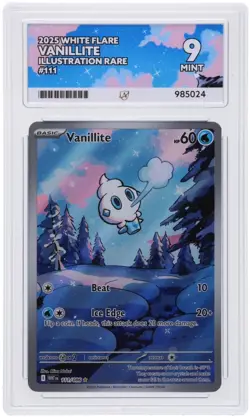 ACE 9 - Vanillite - 111/086 - White Flare - Pokemon - Image 1