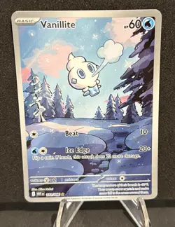 Pokemon Vanillite 111/086 SV White Flare Illustration Rare Holo NM - Image 1