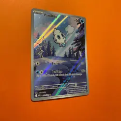 Vanillite Illustration Rare 111/086 Pokemon Card White Flare NM English 111/86 - Image 3