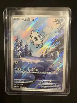 Vanillite 111/086 White Flare WHT Illustration Rare Secret Holo POKEMON - Image 1