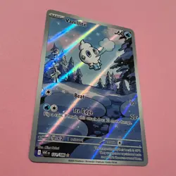Vanillite 111/086 NM Illustration Rare White Flare WHT Pokemon Card English TCG - Image 3