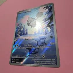 Vanillite 111/086 NM Illustration Rare White Flare WHT Pokemon Card English TCG - Image 5