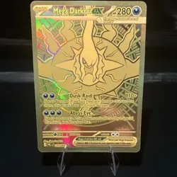 Pokemon TCG Mega Darkrai EX Pitch Black Mega Hyper Rare 120/084 NM English - Image 1