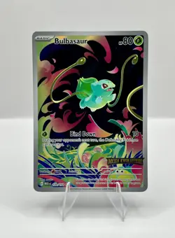 Pokemon TCG Bulbasaur Card Mega Evolution Stamped Promo 133/132 - Image 1