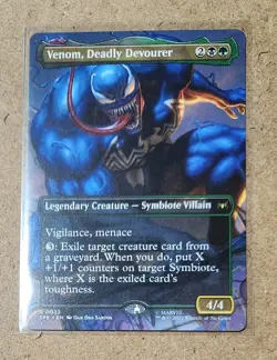 MtG Spider-Man: Venom, Deadly Devourer, Borderless M/NM SPE #0022 - Image 1
