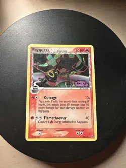 Pokemon Card: Rayquaza Delta Species 26/110 Holon Phantoms Reverse Rare TCG - Image 3