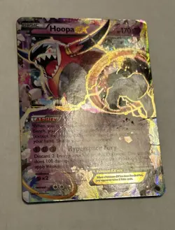 Pokemon TCG Hoopa EX 36/98 Regular Card Holo EX Rare Ancient Origins HEAVY PLAY - Image 3