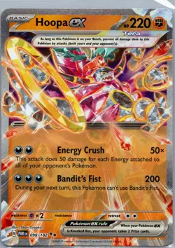 Hoopa ex 098/182 Near Mint Pokemon Card - Image 1