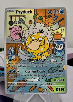 Psyduck Fan Art Card (Unofficial, Non-TCG) - Image 1