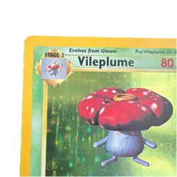 Pokemon TCG Vileplume 15/64 Holo Rare Unlimited Card Jungle 1999 HP/MP - Image 2