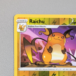 Pokemon TCG Card - Raichu 50/195 Reverse Holo | Silver Tempest (2022) *LP - Image 3