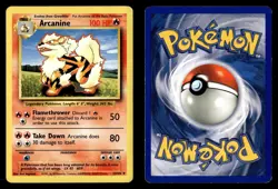 Arcanine 23/102 Uncommon Base Set Unlimited Pokemon Card - 1 - Image 1