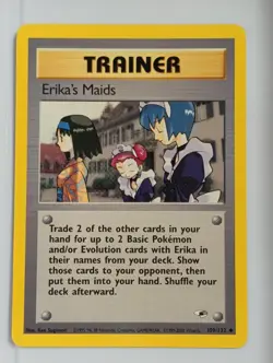 Pokemon Card Erika's Maids Gym Heroes 109/132 LP-NM - Image 1