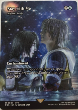 Stay with Me - Rhystic Study (Showcase) Final Fantasy: Through the Ages Regular - Image 1