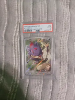 N's Zorua 189 Scarlet & Violet Promo Card PSA 9 - Image 1