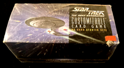 1994 Star Trek The New Generation CCG, Factory Sealed Box, 60 Card Starter Decks - Image 1