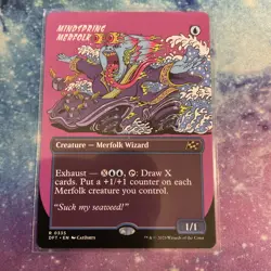 Mindspring Merfolk (REGULAR) x1 - MTG Aetherdrift DFT #335 - Image 1
