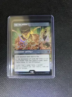 The Ten Rings (Borderless Foil) Marvel Super Heroes Foil 10 Rings Comic Art - Image 1