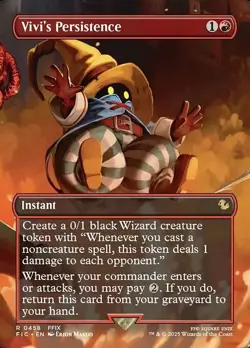 Vivi's Persistence - Foil - Final Fantasy Commander (FIC458) - Image 1