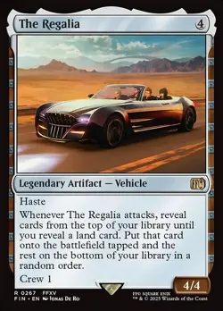 The Regalia Foil Final Fantasy 267 NM MTG - Image 1