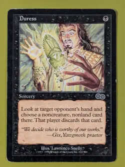 Duress x1 Urza's Saga 1x Magic the Gathering MTG - Image 1