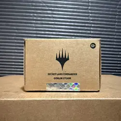 MTG Magic The Gathering Secret Lair Commander Deck Goblin Storm Sealed - IN HAND - Image 1