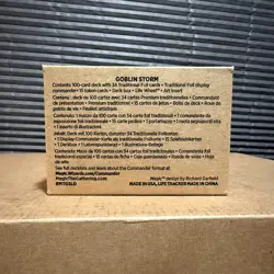MTG Magic The Gathering Secret Lair Commander Deck Goblin Storm Sealed - IN HAND - Image 2