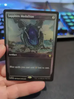 Sapphire Medallion (Foil Etched) Commander Masters Foil - Image 1