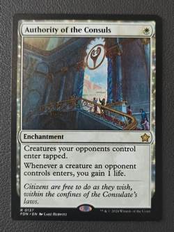 Authority of the Consuls - Foundations - FDN - #137 - NM - Image 1