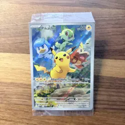 SEALED Pokemon TCG Pikachu 027 SVP Scarlet & Violet Black Star Promo - English - Image 1