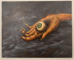 Legend of the Burning Sands LBS Original Art Glass Eye Artwork Non MtG - Image 1