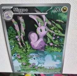 Pokemon TCG Sliggoo Paldean Fates Illustration Rare Holo 095/091 - Image 1