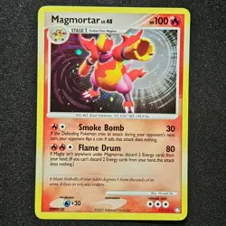 Pokemon MAGMORTAR 12/123 MYSTERIOUS TREASURES Holo - Image 1