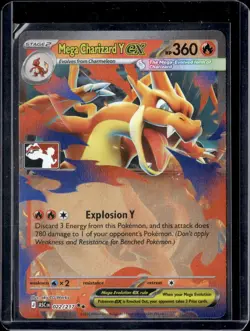 Pokemon Mega Charizard Y ex 022/217 Prize Pack Series 9 Stamped - Image 1