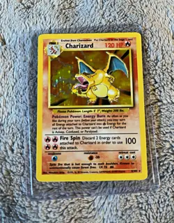 The Pokemon Company Charizard 4/102 Base Set Holo Rare 120 HP English - Image 1